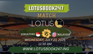 Read more about the article Asia Pacific Cricket Champions Trophy 2025: Singapore vs Malaysia Prediction Lotusbook247